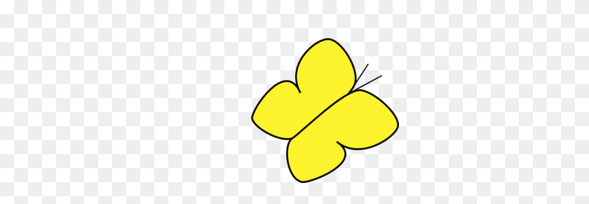 298x231 Light Yellow Butterfly Clip Art - Yellow Leaf Clipart