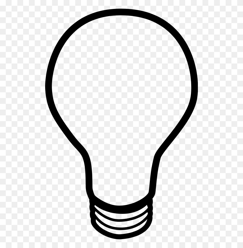 528x800 Lightbulb Clipart Png - Light Bulb PNG