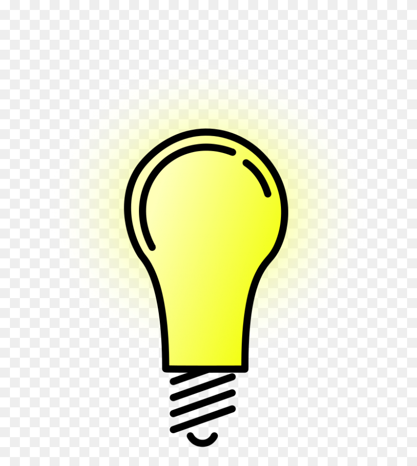 799x900 Lightbulb Free Light Bulb Clip Art - Sensor Clipart