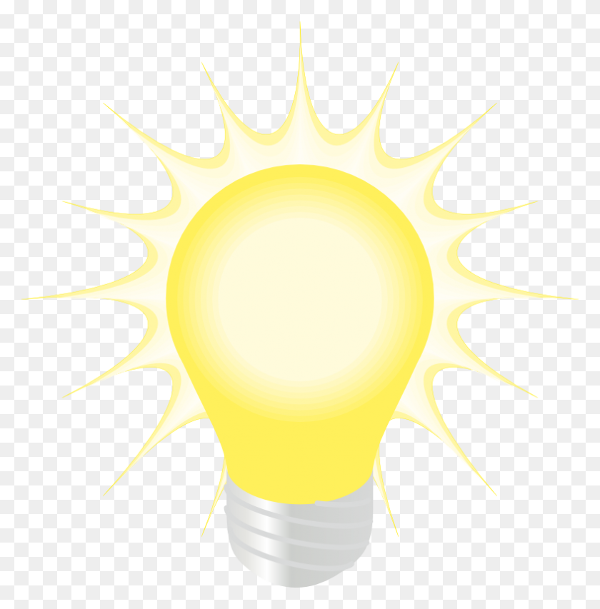 786x800 Lightbulb Free Light Bulb Clip Art Wikiclipart - Light Energy Clipart