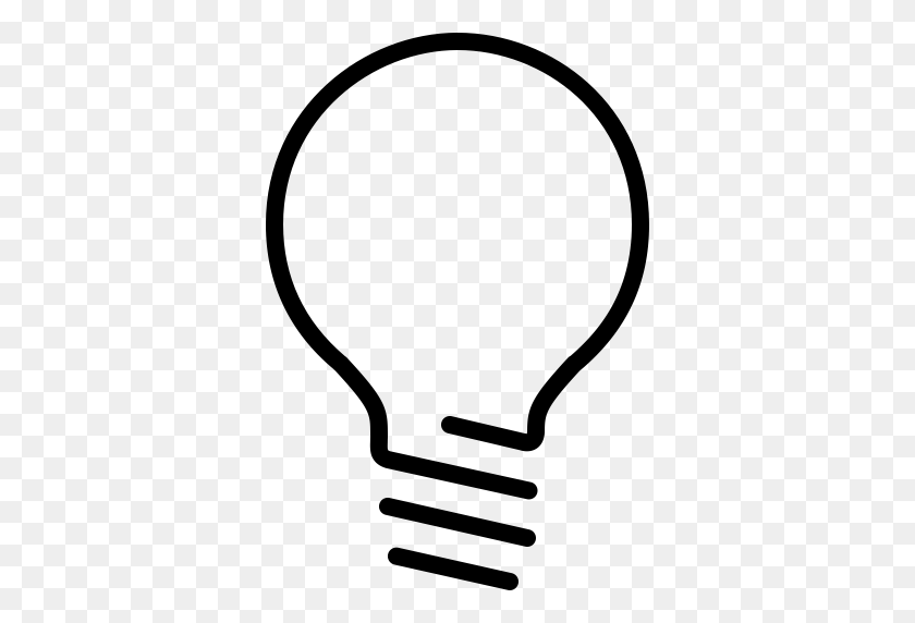 512x512 Lightbulb Icon With Png And Vector Format For Free Unlimited - Lightbulb Icon PNG