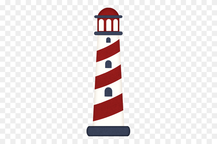 169x500 Lighthouse - Pirate Clip Art
