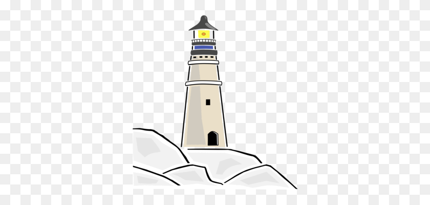 322x340 Lighthouse - Lighthouse Clipart PNG