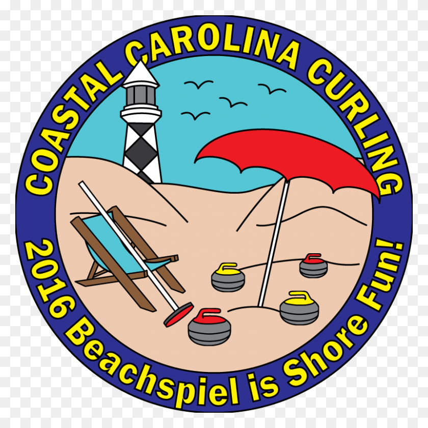 800x800 Lighthouse Beach Spiel Coastal Carolina Curling Club - Gracias Voluntarios Clipart