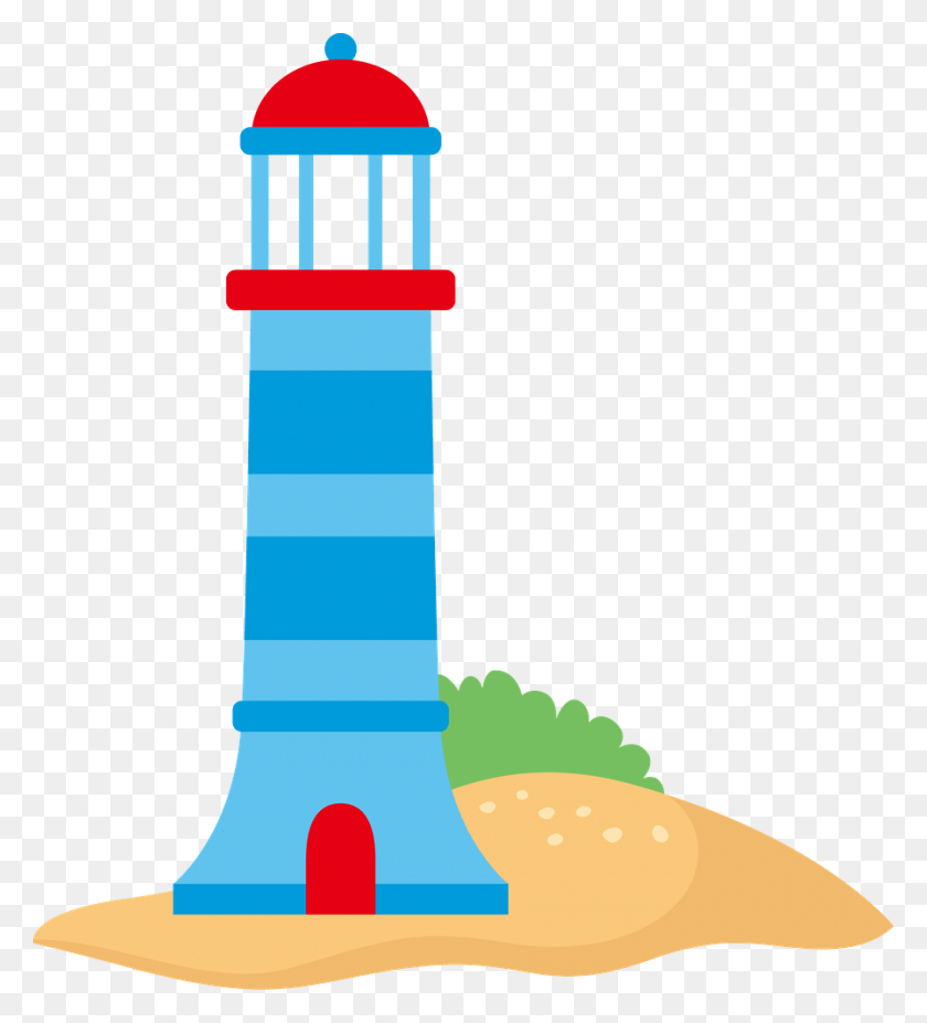 900x1001 Lighthouse Clip Art Baby Shower - Nautical Baby Shower Clipart