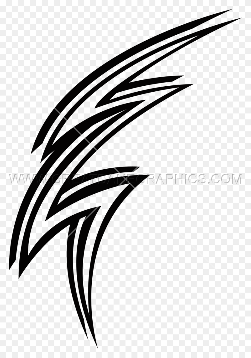 825x1205 Lightning Bolt Art Group Con Elementos - Imágenes Prediseñadas De Lightning Bolt En Blanco Y Negro
