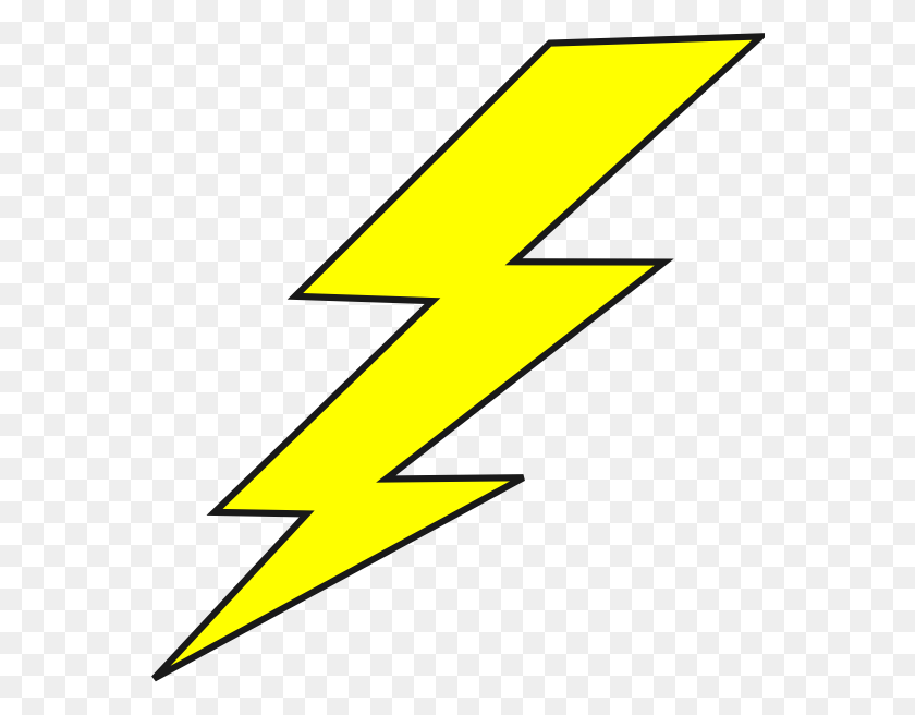 564x596 Lightning Bolt Clip Art - Lightning Mcqueen Clipart