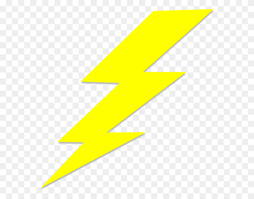 576x599 Lightning Bolt Clip Art - Lightning Strike Clipart