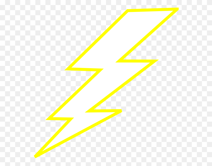 576x595 Lightning Bolt Clip Art Lightning Strik Clipartcow - Lightning Bolt Clipart PNG