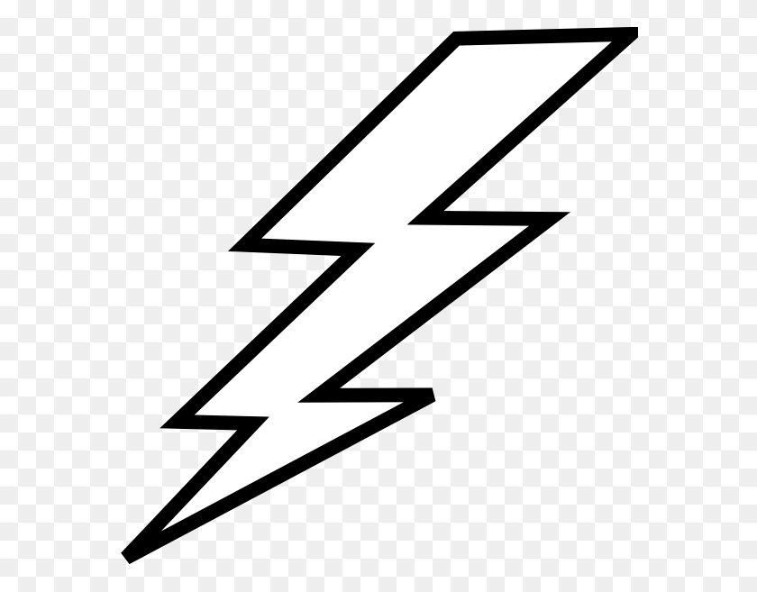 576x597 Lightning Bolt Clipart, Suggestions For Lightning Bolt Clipart - Straight Banner Clipart