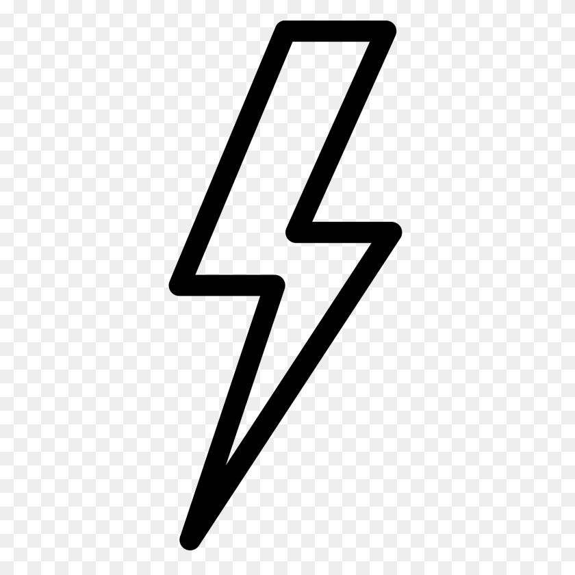 1600x1600 Lightning Bolt Icon - PNG Lightning Bolt