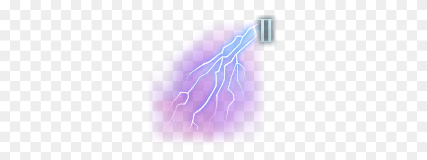 256x256 Lightning Bolt Ii Dark And Light Wiki - Purple Lightning PNG