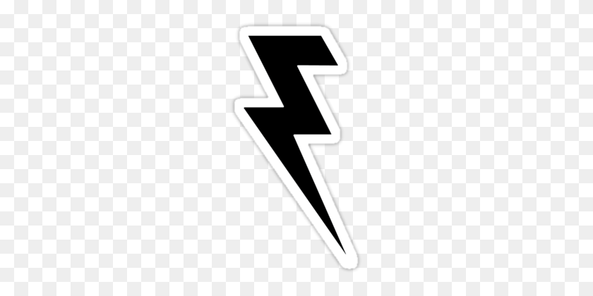 375x360 Lightning Bolt Logo Black - Lighting Bolt Clip Art