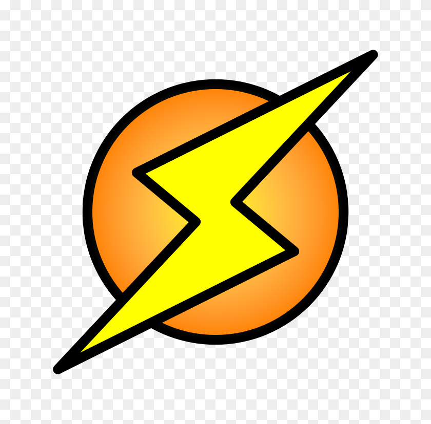 768x768 Lightning Bolt On Circle - Rayo PNG
