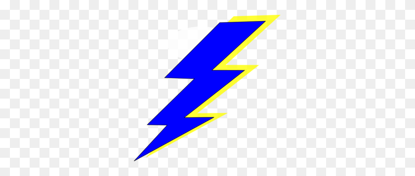 297x297 Lightning Bolt Right Clip Art - Lightning Bolt Clipart Black And White
