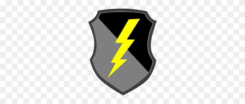 234x299 Lightning Bolt Shield Clip Art - Lightning Bolt Clipart