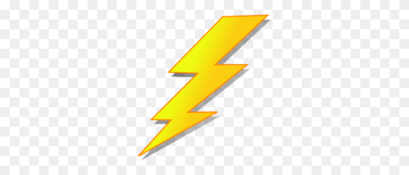 273x299 Lightning Clip Art - Thunderbolt Clipart
