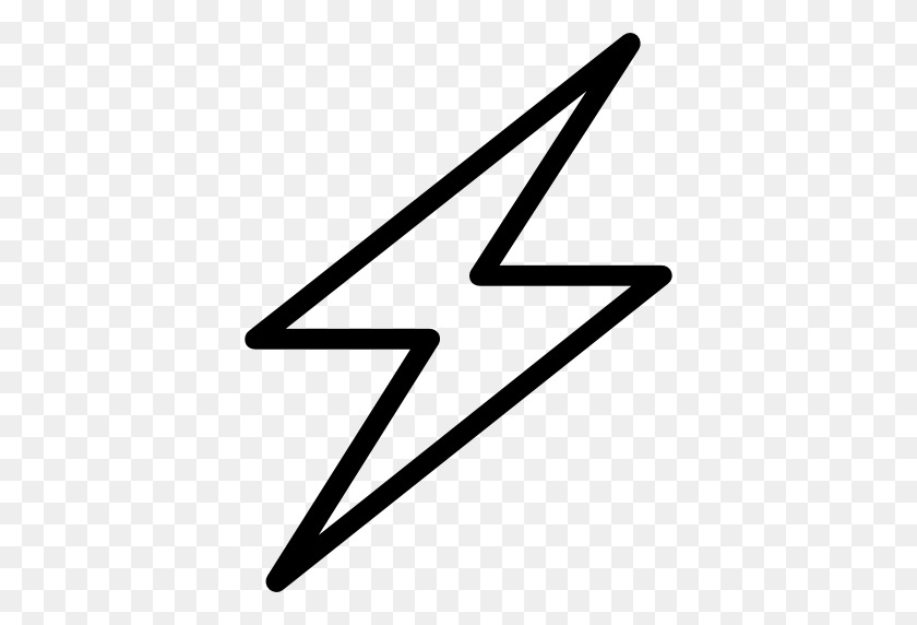 512x512 Lightning Flat Icon - Lightning Transparent PNG