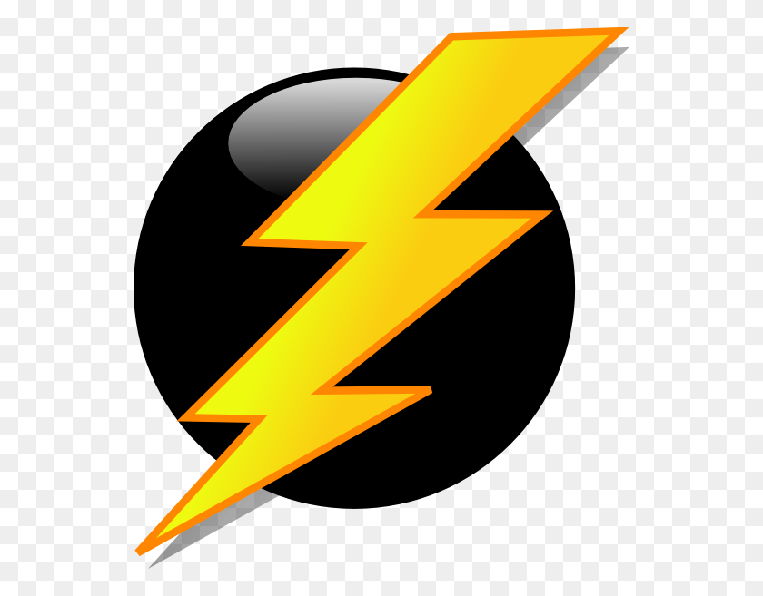 546x597 Lightning Icon - Lightning Logo PNG