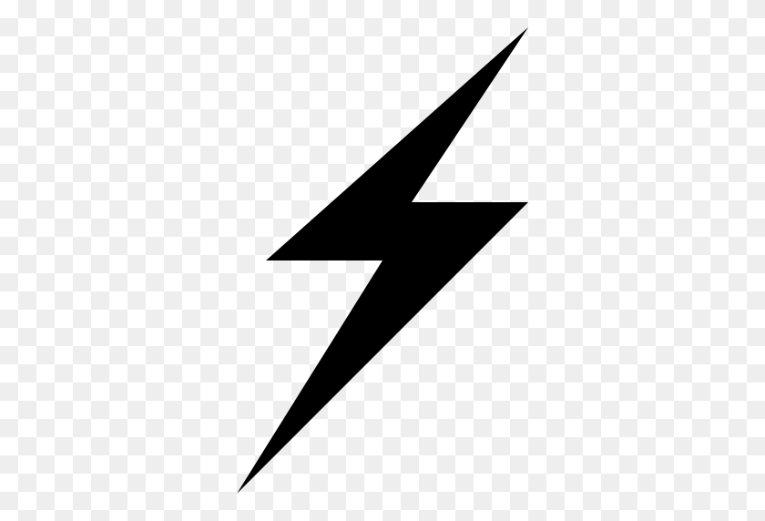 512x512 Lightning Lightning Icon With Png And Vector Format For Free - Icono De Rayo Png