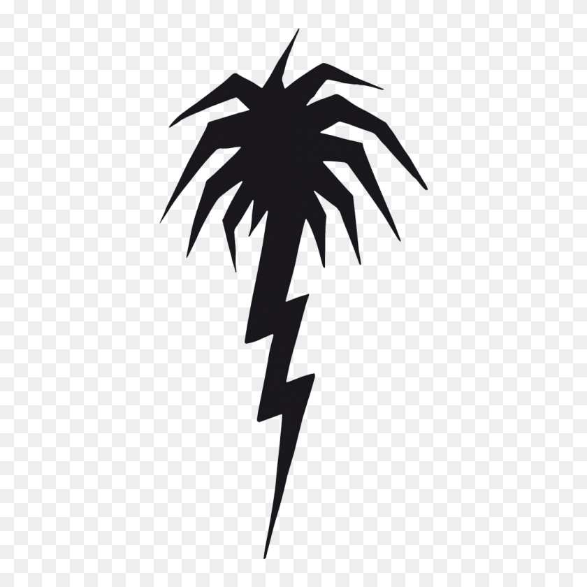 1024x1024 Lightning Palm Tree Shop - Lightning Transparent PNG