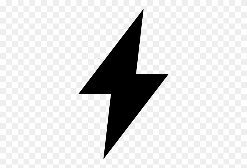 512x512 Lightning, Storm, Stormy Icon With Png And Vector Format For Free - Black Lightning PNG