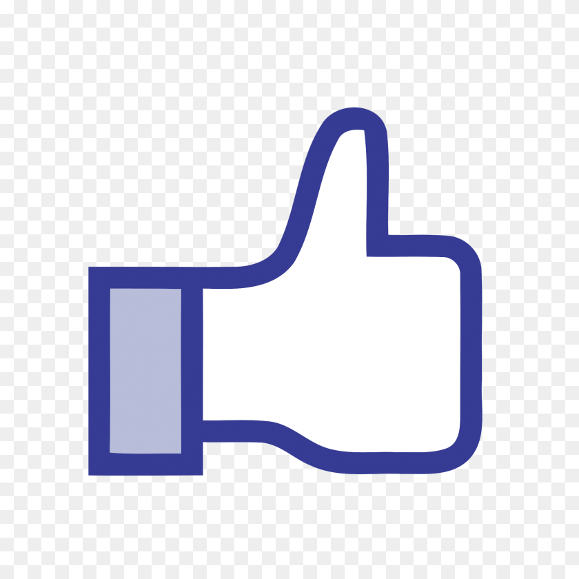 2083x2083 Like Us On Facebook Clipart Png - Facebook Like PNG