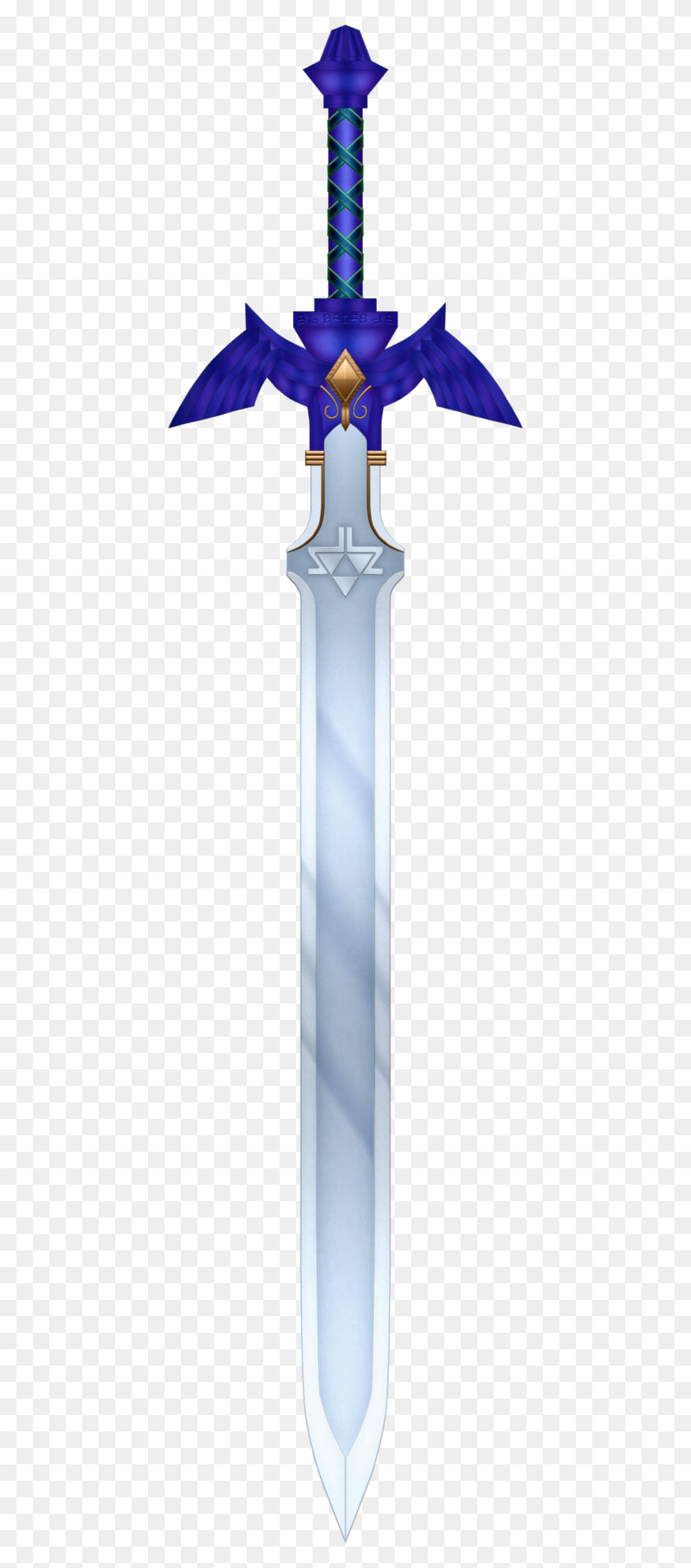 432x1846 Like With The Hylian Shield, The Master Sword Is Mostly The Same - Hylian Shield PNG