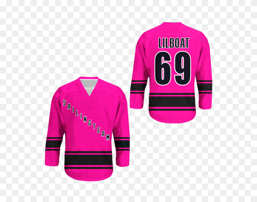 600x600 Lil Yachty Lil Boat Sailing Team Hockey Jersey Colors Stitch - Lil Yachty PNG