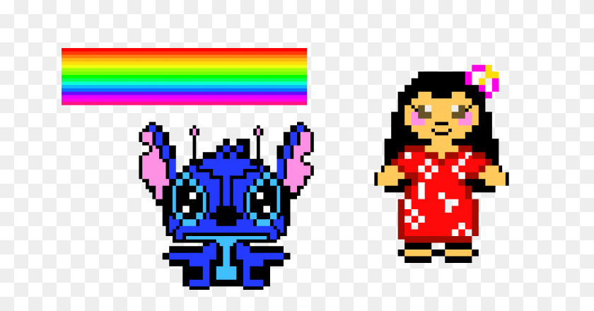 Lilo And Stitch Pixel Art Maker - Lilo And Stitch PNG