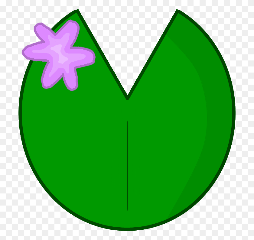 718x734 Lily Pad Clipart Single - Lily Pad Flower Clipart