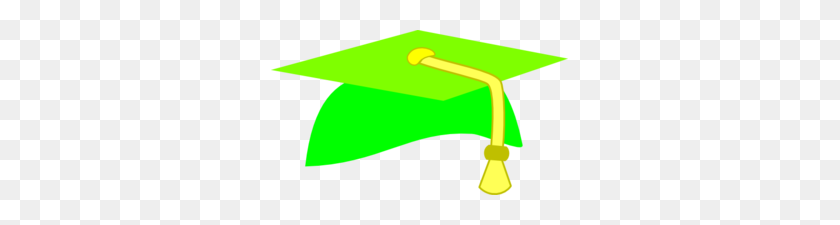 297x165 Lime Graduation Cap Clip Art - Green Graduation Cap Clipart