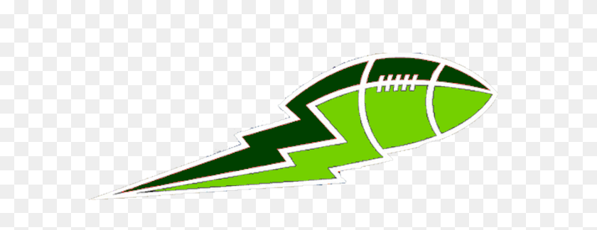 600x264 Lime Green And Green Football Lightning Big Free Images - Green Lightning PNG