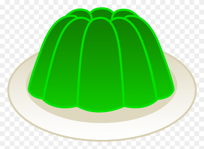 6341x4496 Lime Green Gelatin Mold - Clipart Lime
