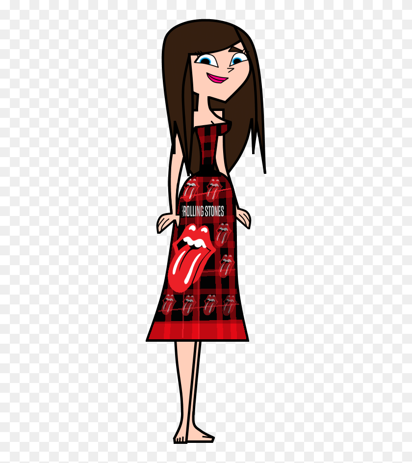 262x883 Linda's The Rolling Stones Dress - Rolling Stones PNG