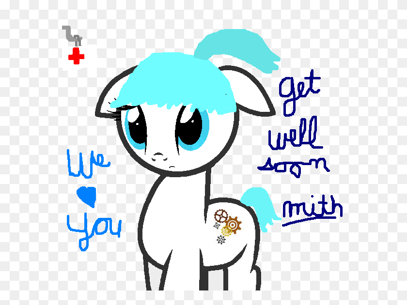 584x570 Imágenes Prediseñadas De Caballo De Dibujos Animados De Arte Lineal - Free Get Well Clipart