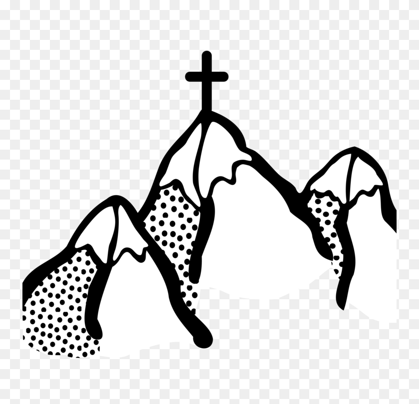 750x750 Line Art Drawing Computer Icons Mountain Download - Peak Clipart