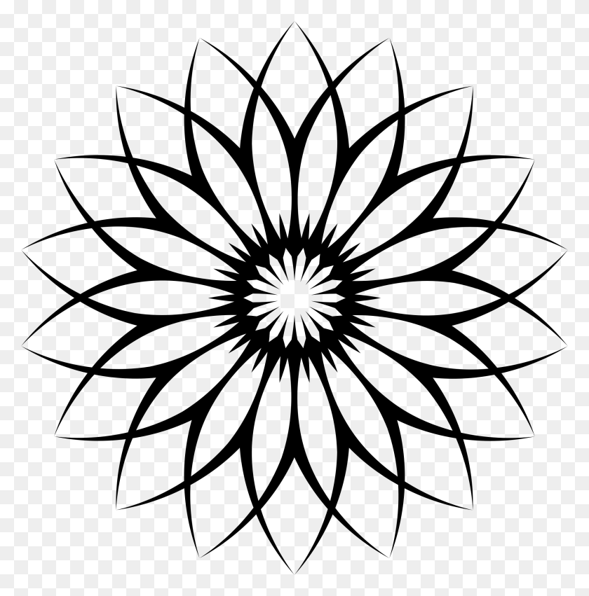 Art Simple Flower Drawing Designs - canvas-brah