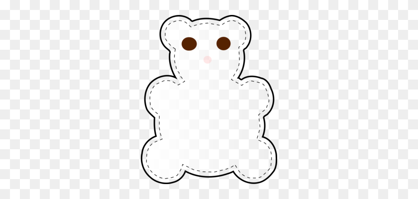 274x340 Штриховая Графика Белый Медведь Пиксель Арт Кошка - Белый Медведь Клипарт