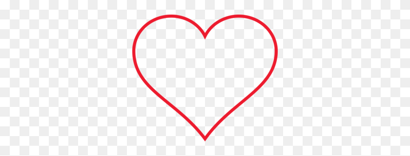 298x261 Штриховая Графика Красное Сердце Картинки - Пульс Клипарт