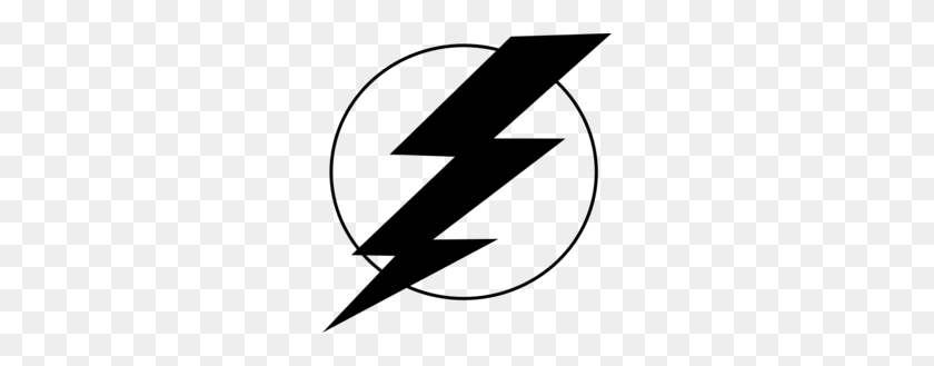 260x269 Line Clipart Lightning Storm Thunder Png Download - Power Rangers Clipart Black And White