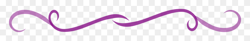 2304x236 Line Clipart Purple - Line Divider PNG