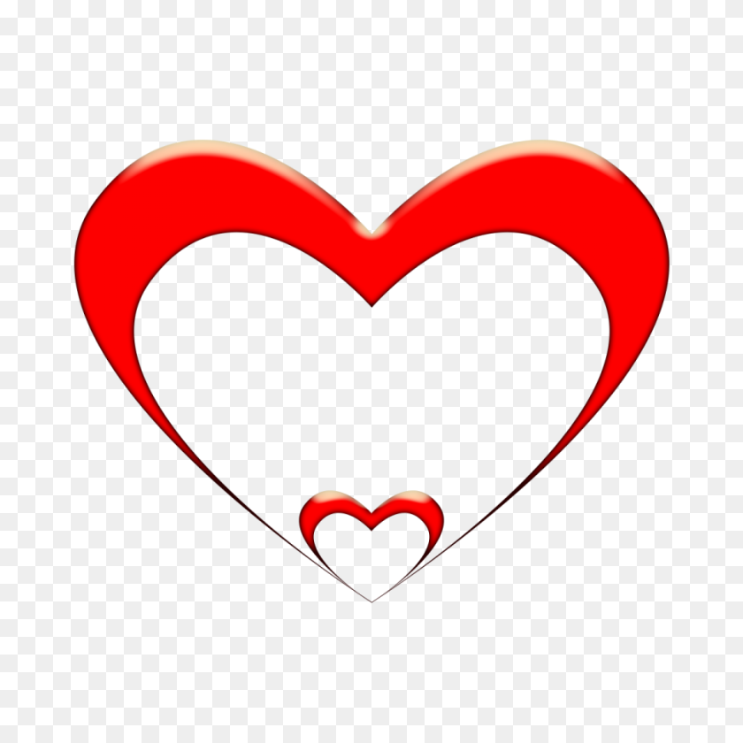 900x900 Line Heart Png Clipart Transparent Background Image Download Png - PNG Images With Transparent Background