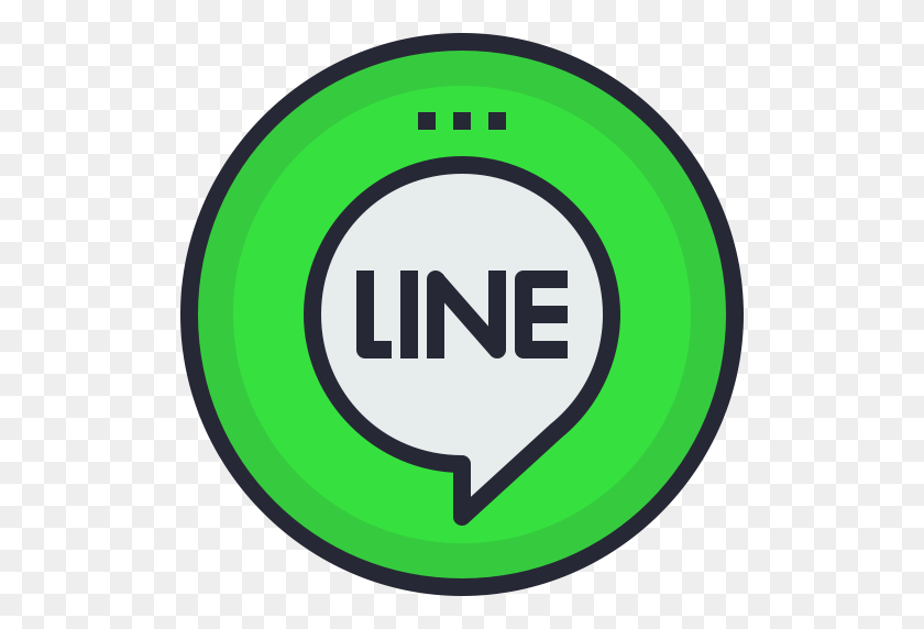 512x512 Line Icon Free Of Social Media Colored Icons - Line PNG