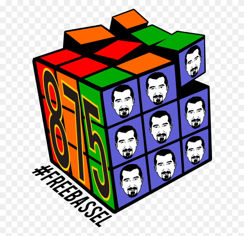 621x750 Line Rubik's Cube Google Play - Rubix Cube Clipart
