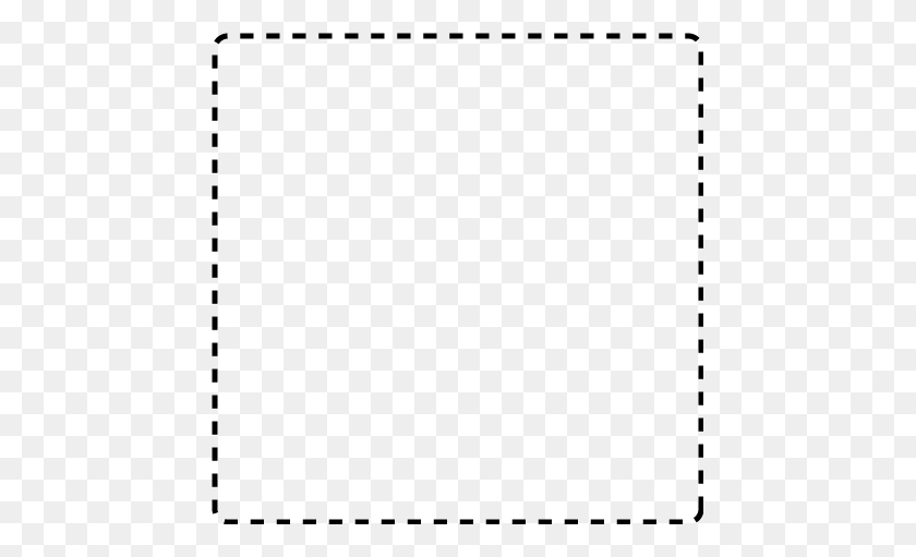 451x451 Line Square Png Png Image - White Dotted Line PNG