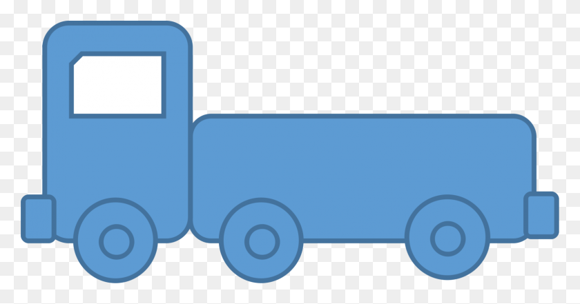 1533x750 Ángulo Del Vehículo De Línea - Clipart De Camión Azul