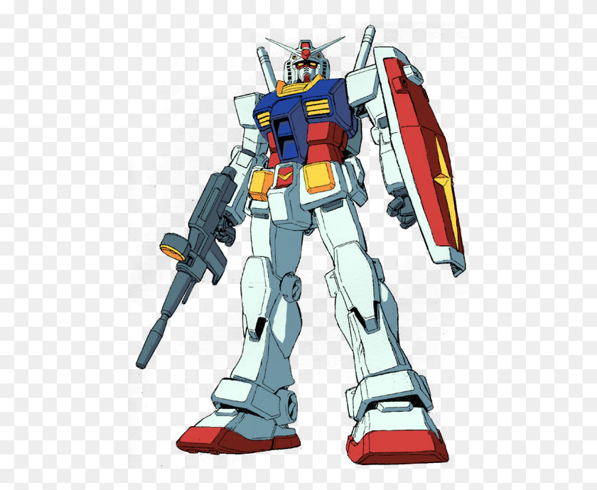 479x630 Lineart Color Hguc Rx Gundam - Гандам Png