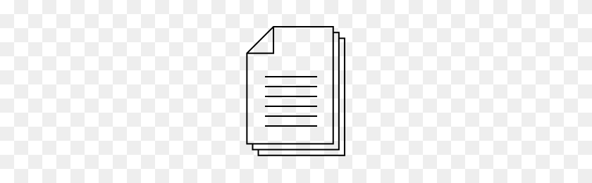 200x200 Lined Paper Stack Icons Noun Project - Lined Paper PNG