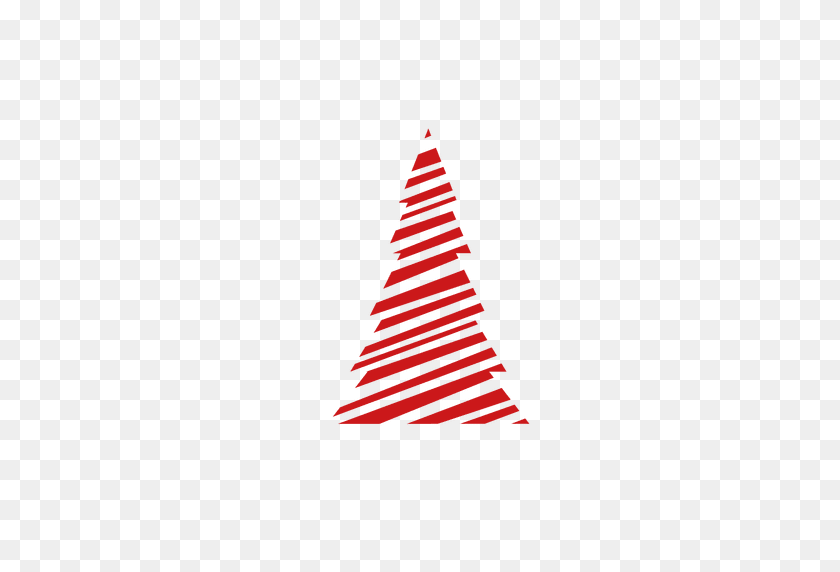 512x512 Lines Red Pine Tree - Red Lines PNG
